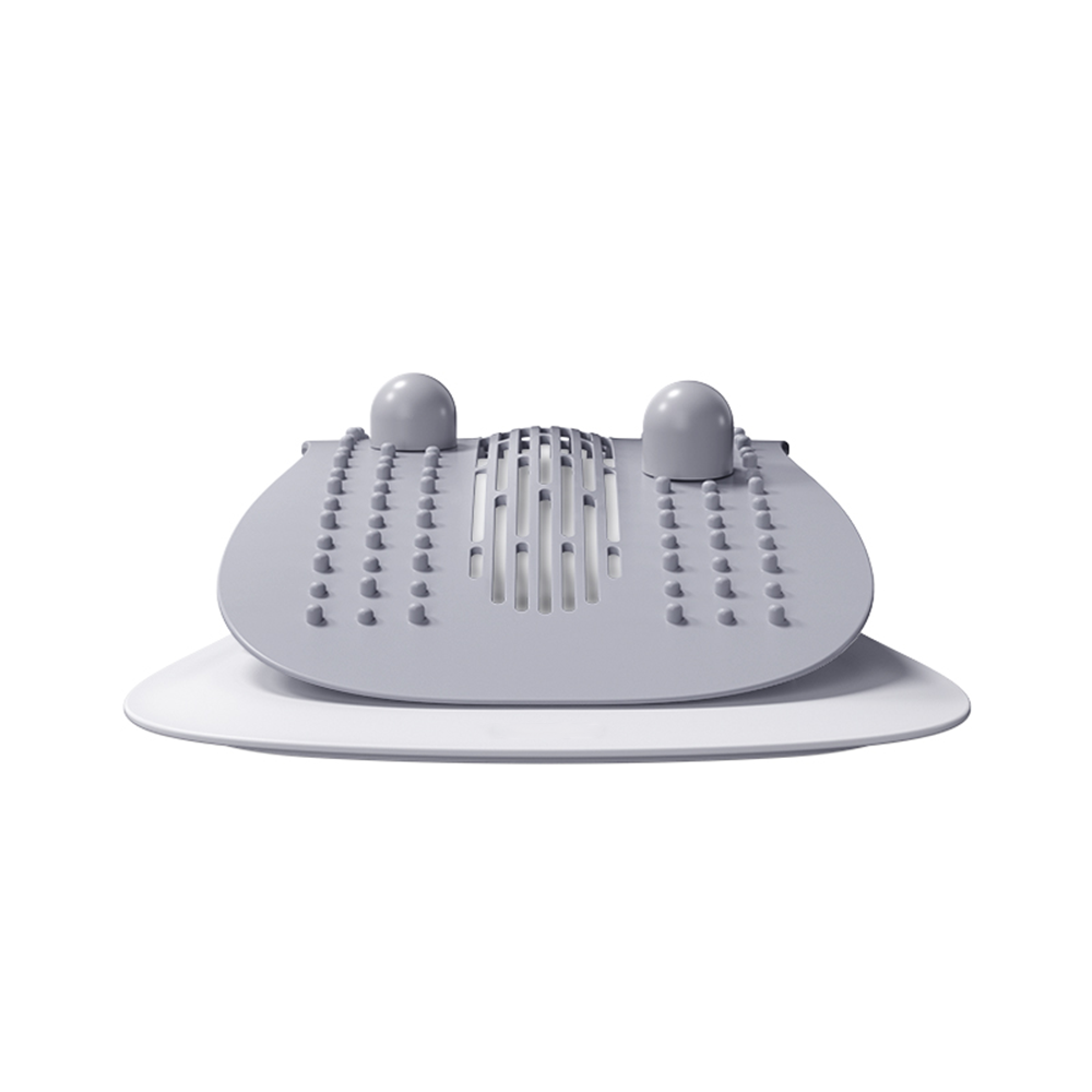 Top pressure point and lumbar traction device for lower back pain (Back Stretcher)