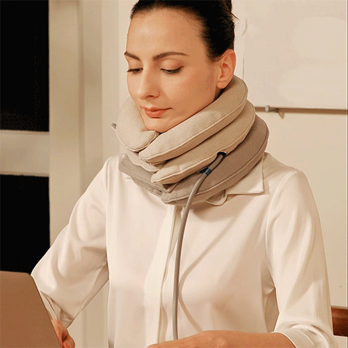 Inflatable Cervical Traction device with Head Support