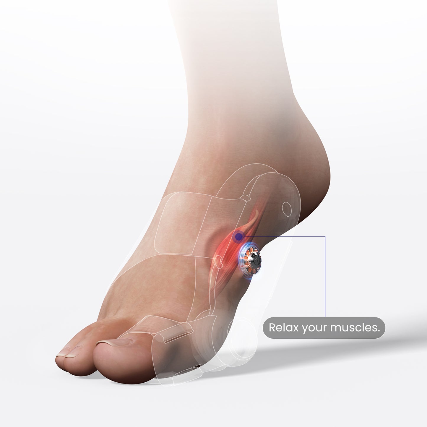 Adjustable Angle Electric Bunion Corrector, Hammer Toe Straightener for Bunion Relief.Suitable for Left/Right Feet(1PCS)
