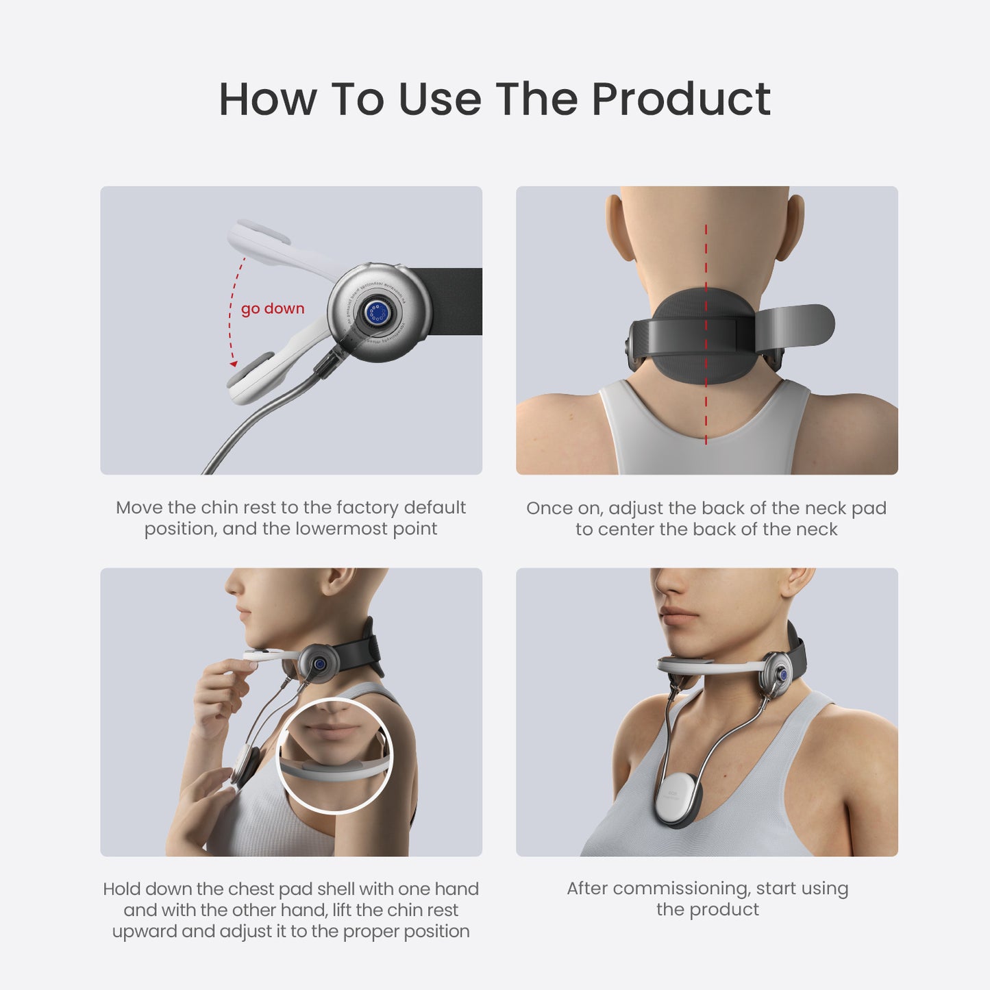 ±50° Turning Neck Brace,Relieve Cervical Pain&Pressure