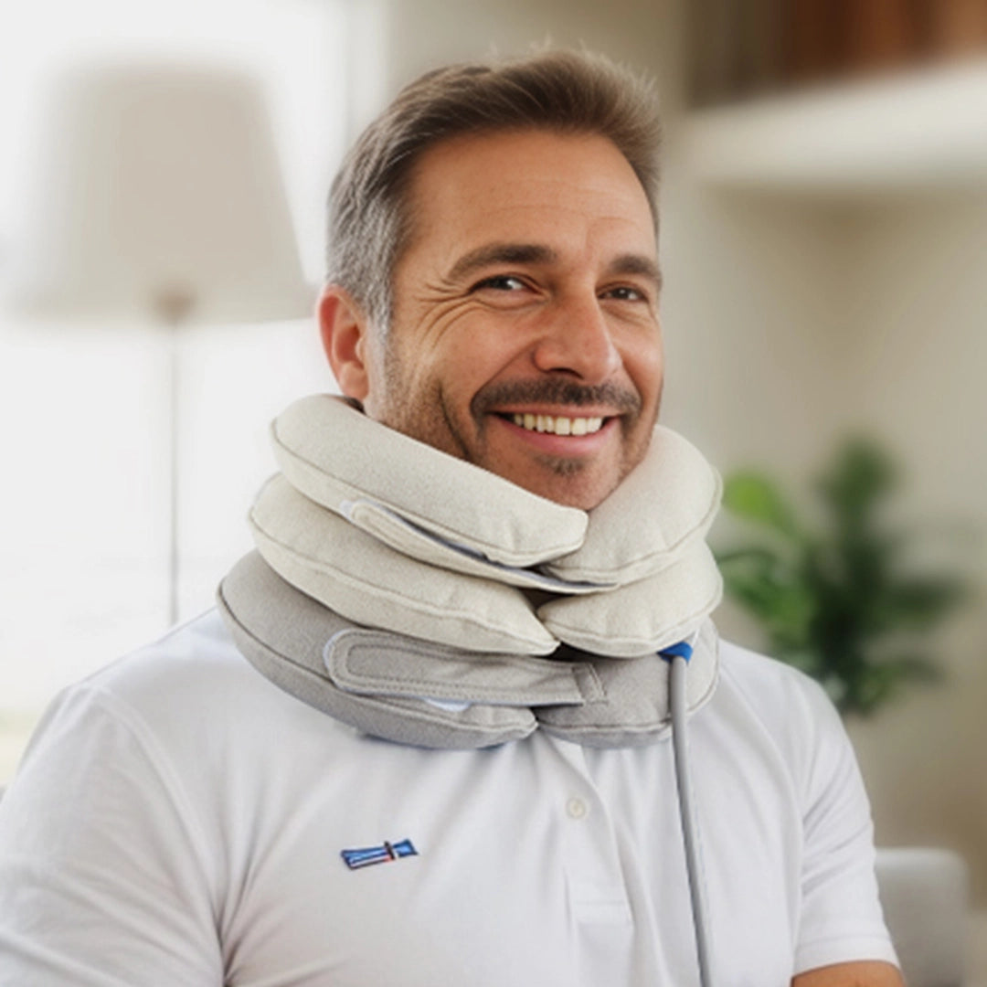 Inflatable Cervical Traction device with Head Support