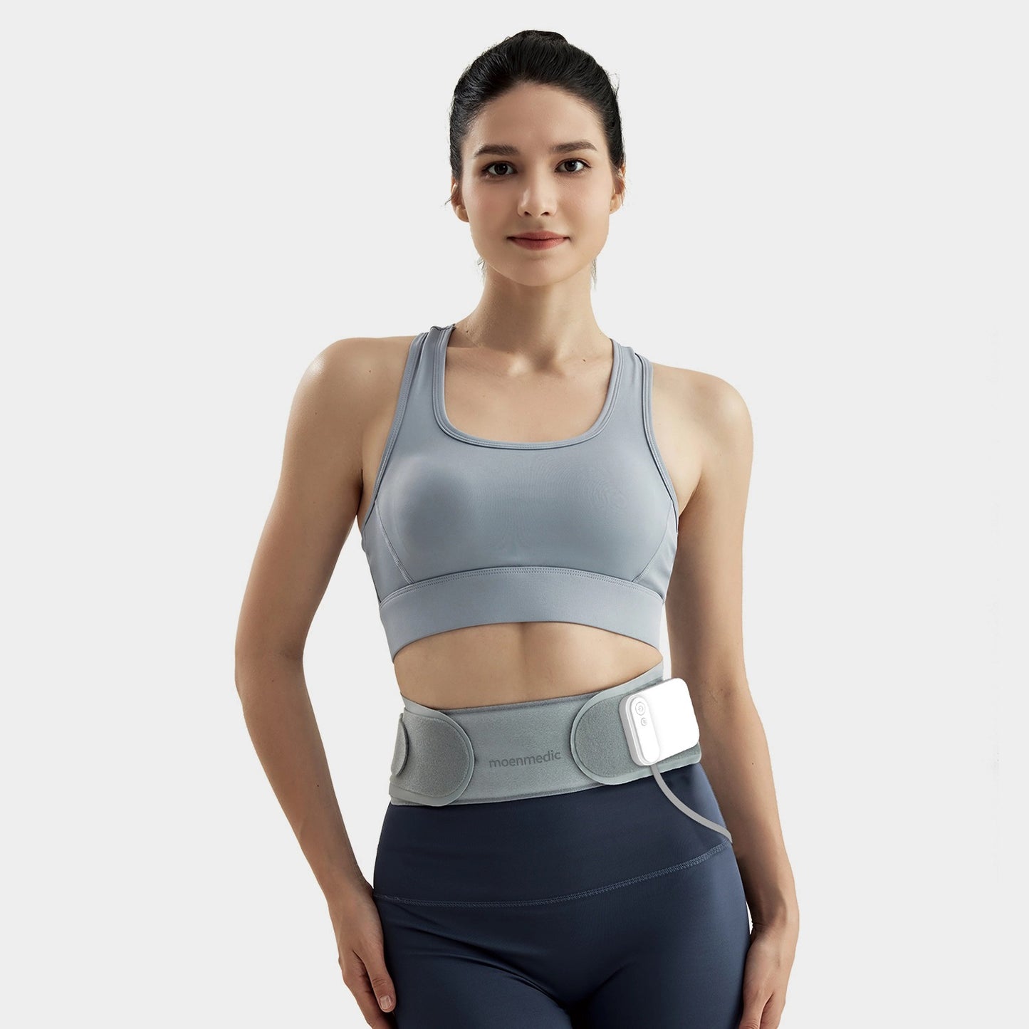 X-shaped thin and lightweight lumbar support back brace